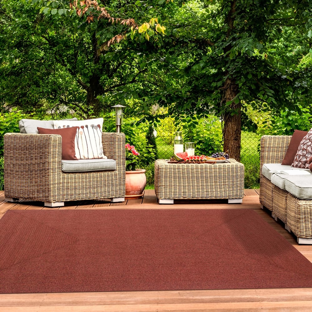 Superior Braided Reversible Indoor/Outdoor Area Rug