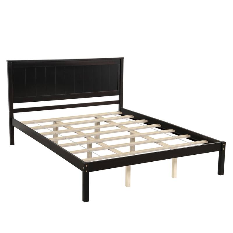 Platform Bed Frame with Headboard,Queen