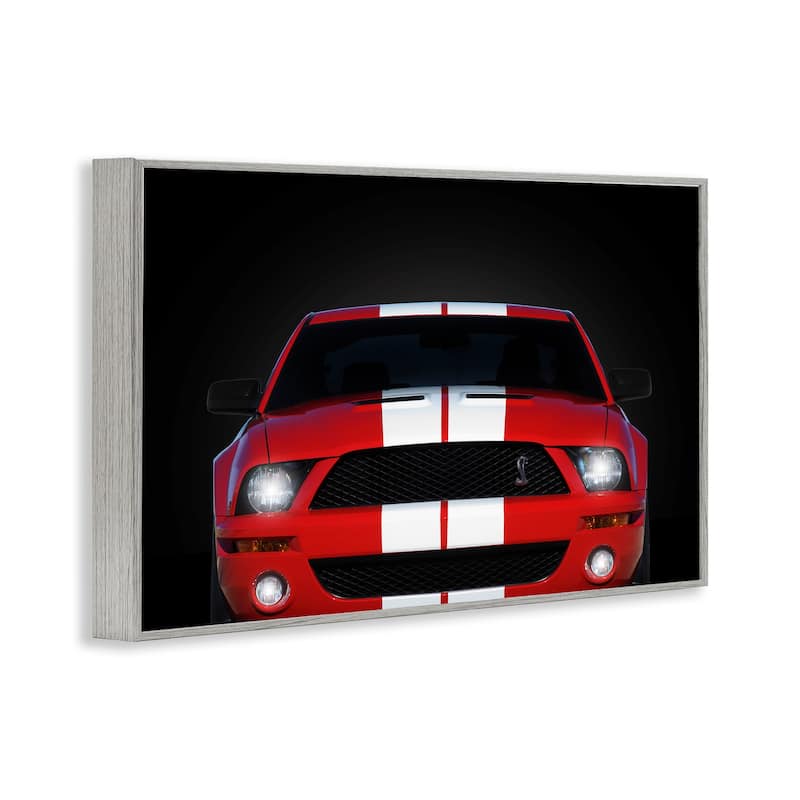 Stupell Iconic Red Sports Car Framed Giclee Art Design By Mark Rogan