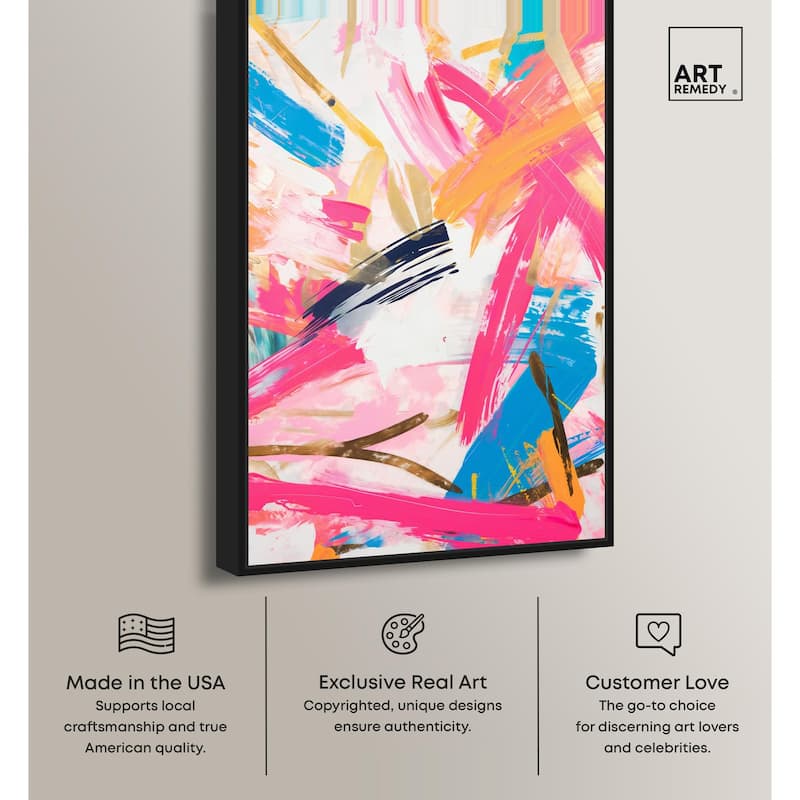 Exuberant Hues IV Canvas by Art Remedy