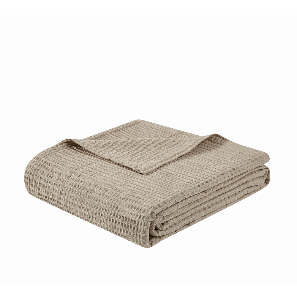 The Farmhouse by Rachel Ashwell Cotton Waffle Blanket and Throw