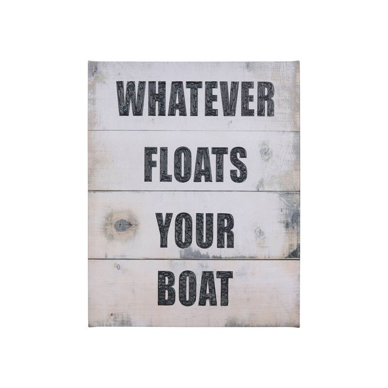 Float Your Boat (20 x 25 ) Canvas Art Print - Small