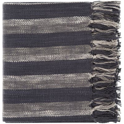 Artistic Weavers Farmhouse Stripe Throw Blanket 50"W x 60"L