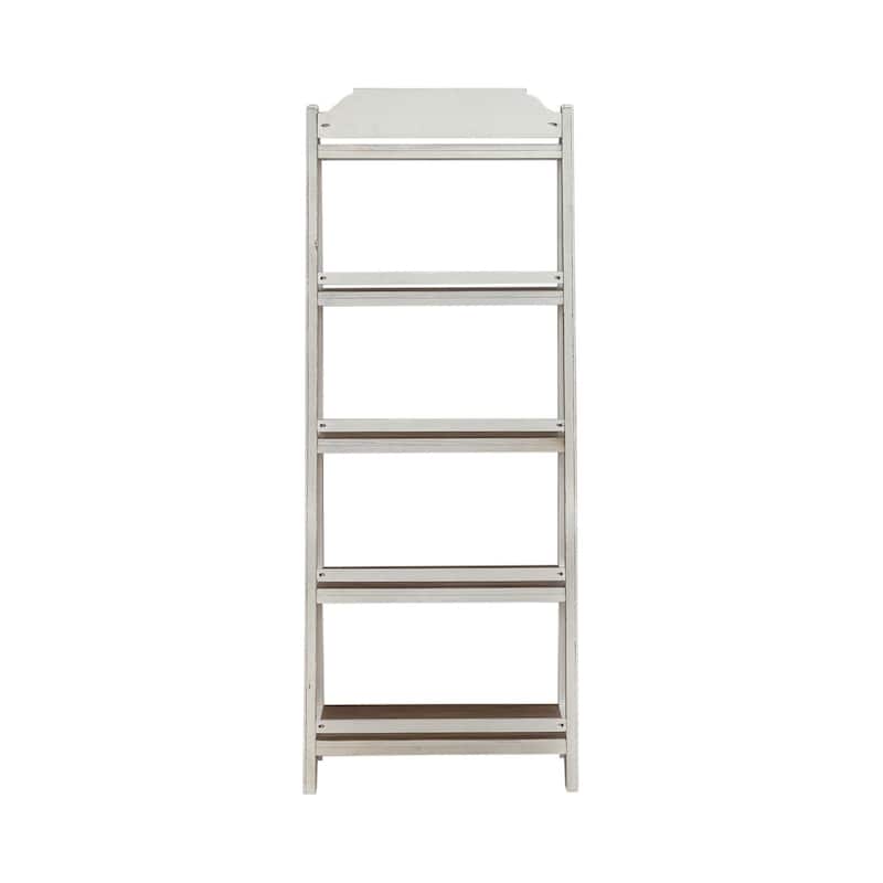 Liberty Furniture Magnolia Manor Leaning Pier Display Bookcase - Width 28" x Depth 17" x Height 72"