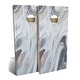 preview thumbnail 1 of 6, Gray Marble Outdoor Cornhole Board Set Backyard 2x4 - Include Carrying Case