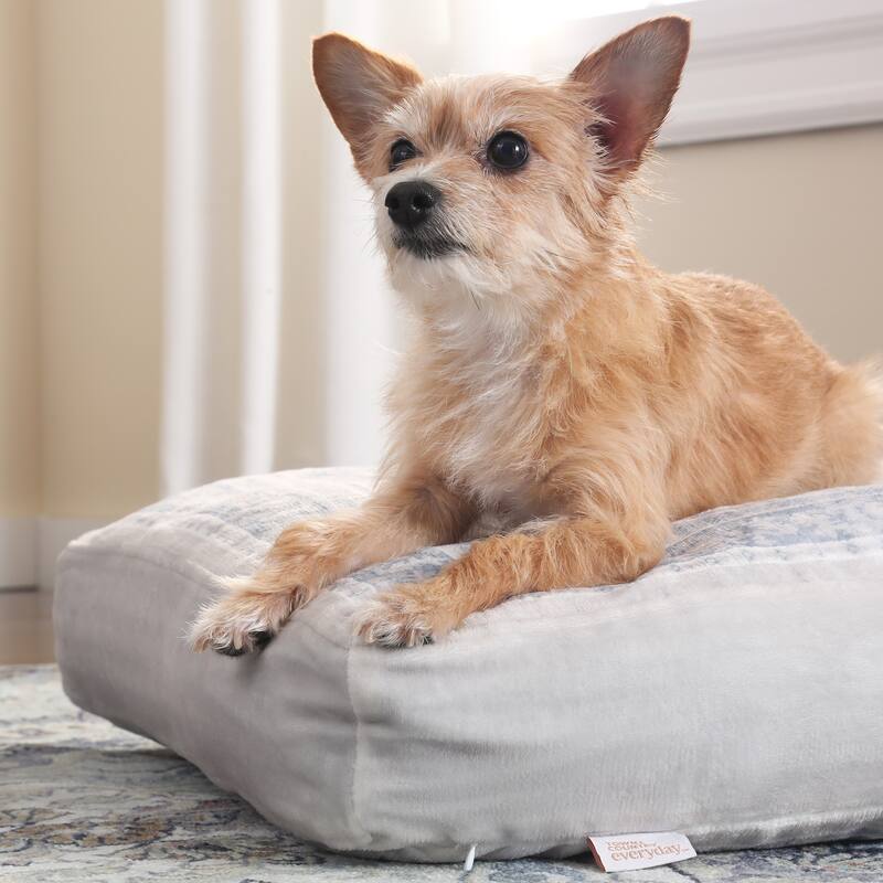 TOWN & COUNTRY EVERYDAY CuddleTown Medallion Pillow Crate Mat Pet Bed