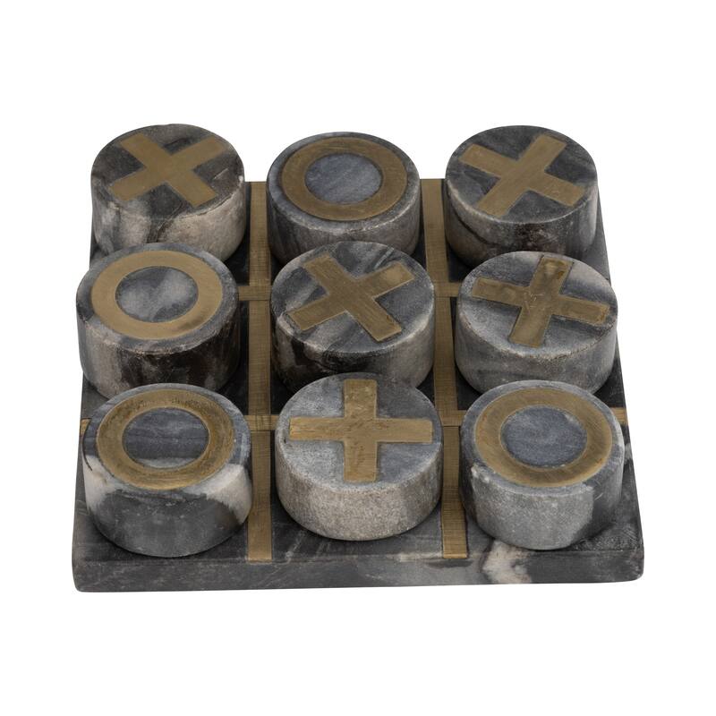 Sagebrook Home Contemporary Tic Tac Toe Game Board