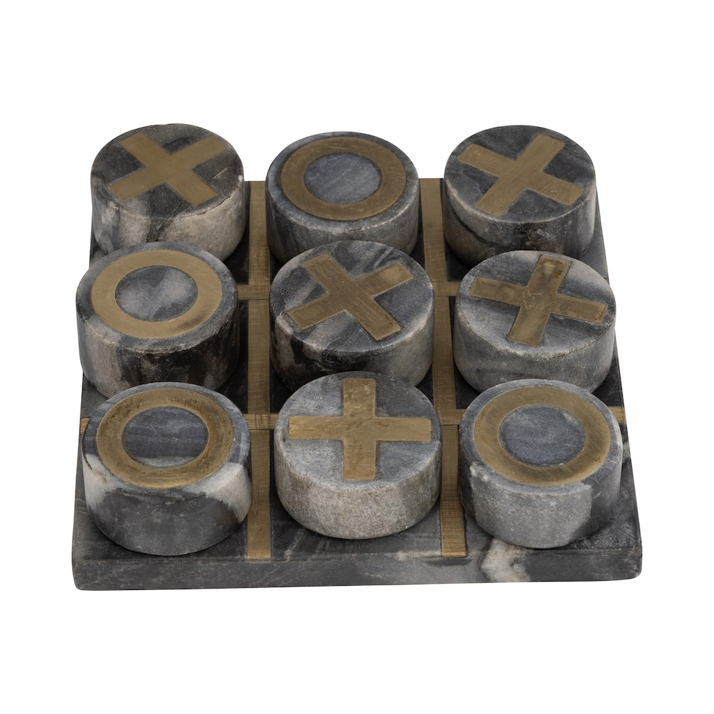 Sagebrook Home Contemporary Tic Tac Toe Game Board