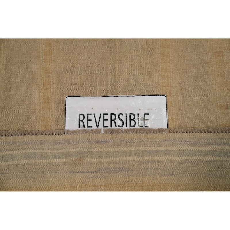 Hand Woven Southwestern Wool Beige Geometric Area Rug - 5' 10'' X 3' 10''