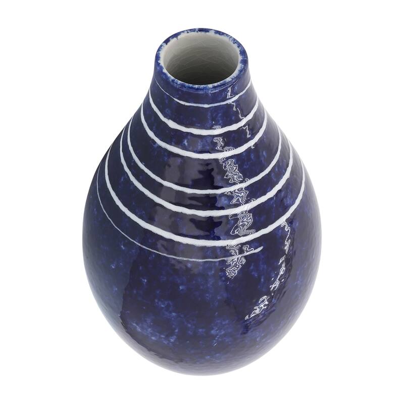 Sagebrook Home Ceramic Vase - Perfect For Stylish Floral Arrangements