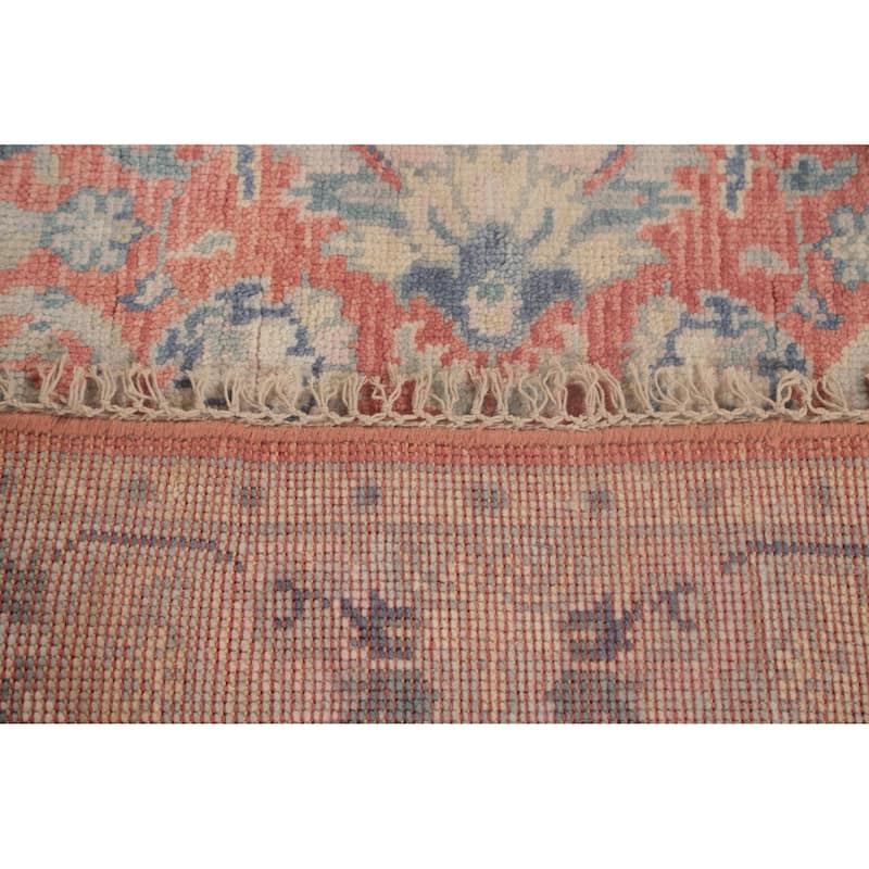 Heriz Serapi Indian Octagon Area Rug Handmade Wool Carpet - 5'10"x 5'10"