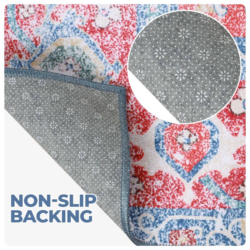 Superior Tanager Rustic Non-Slip Machine Washable Indoor Area Rug or Runner