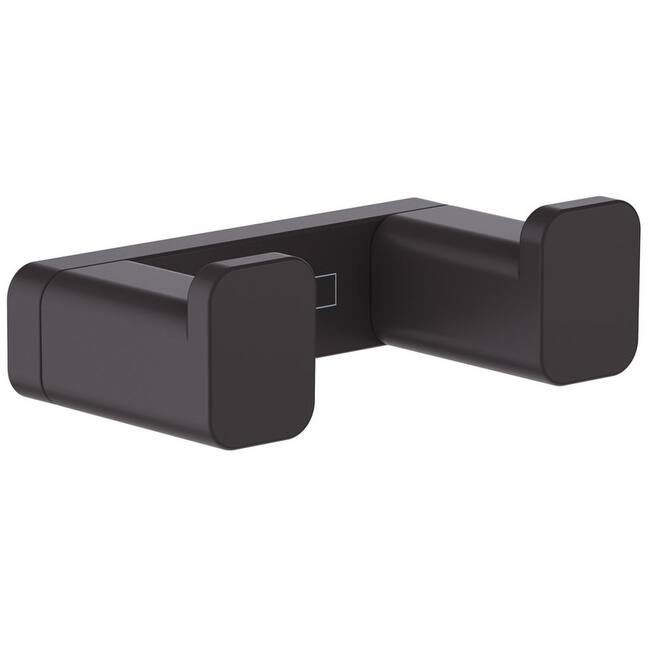 Hansgrohe 41755 AddStoris Double Robe Hook - Matte Black