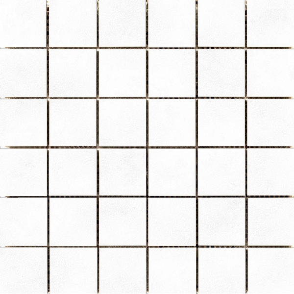 Emser Tile F26CITI1212MOM Citizen - 12" x 12" Cubed Backsplash Mosaic Tile - Matte/Satin Porcelain Visual - Sold by Sheet (