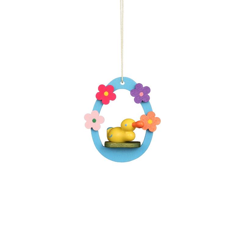 2" christian ulbricht duck in egg easter ornament