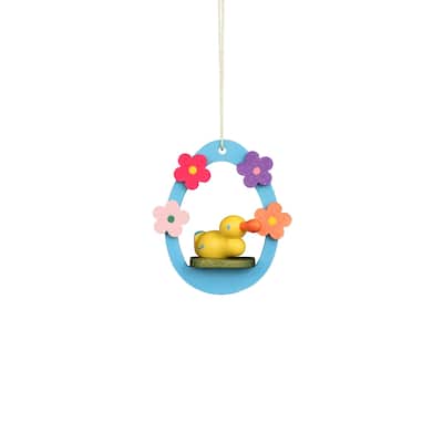 2" christian ulbricht duck in egg easter ornament