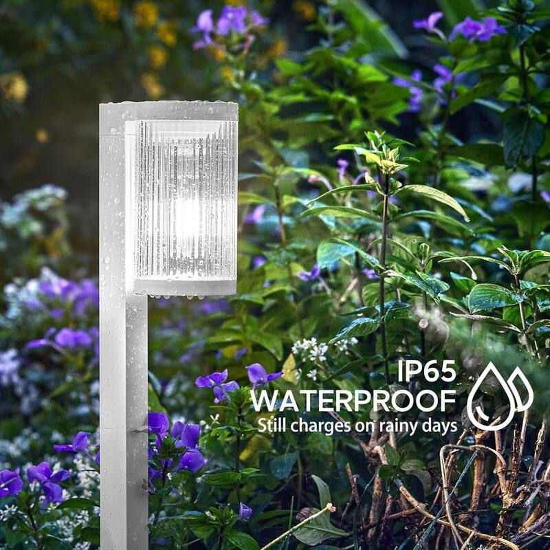 6-Pack Solar Garden Pathway Lights – Bright & Waterproof