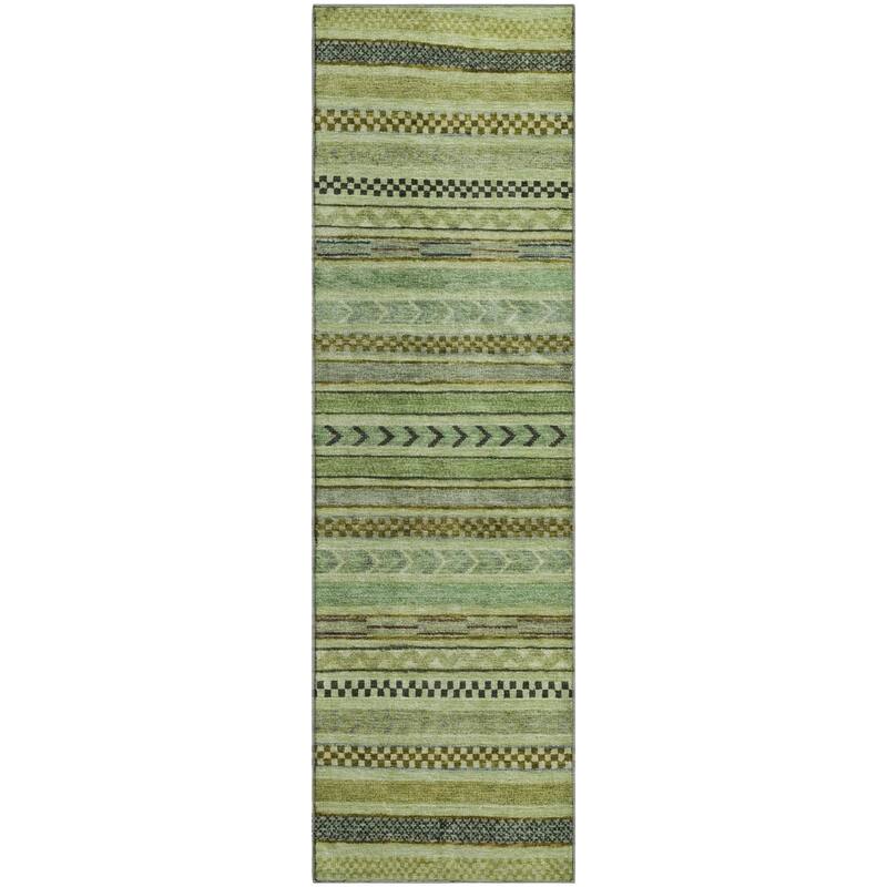 Premium Washable Super Soft Boho Stripes Mayfield Rug
