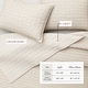 preview thumbnail 40 of 41, Linery & Co. Cotton Honeycomb Waffle Garment Washed Quilt Set