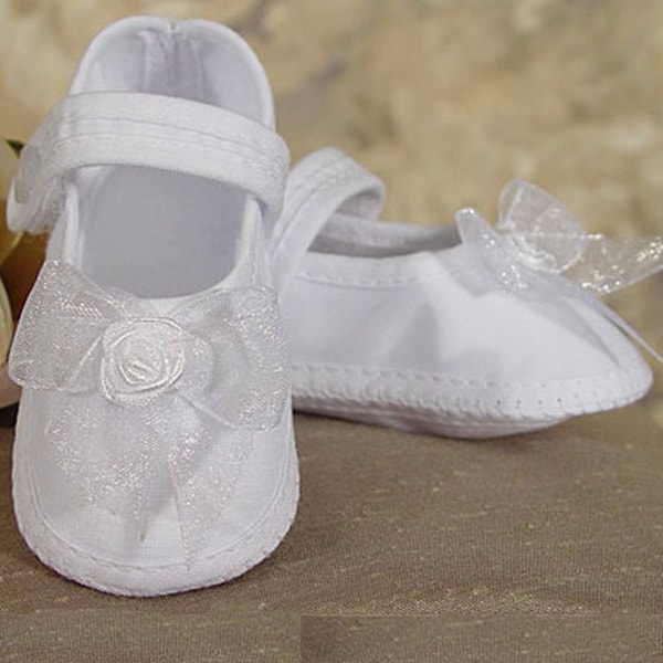 baby girl christening shoes