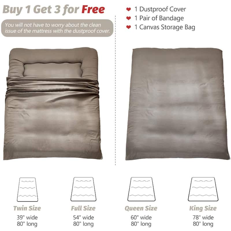 Traditional Japanese Foldable & Portable Floor Futon Mattress