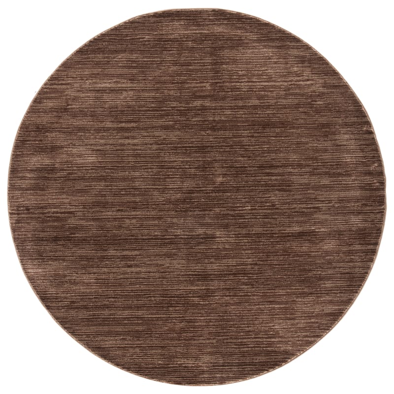 SAFAVIEH Vision Sunanda Modern Ombre Tonal Rug - 8' Round - Brown