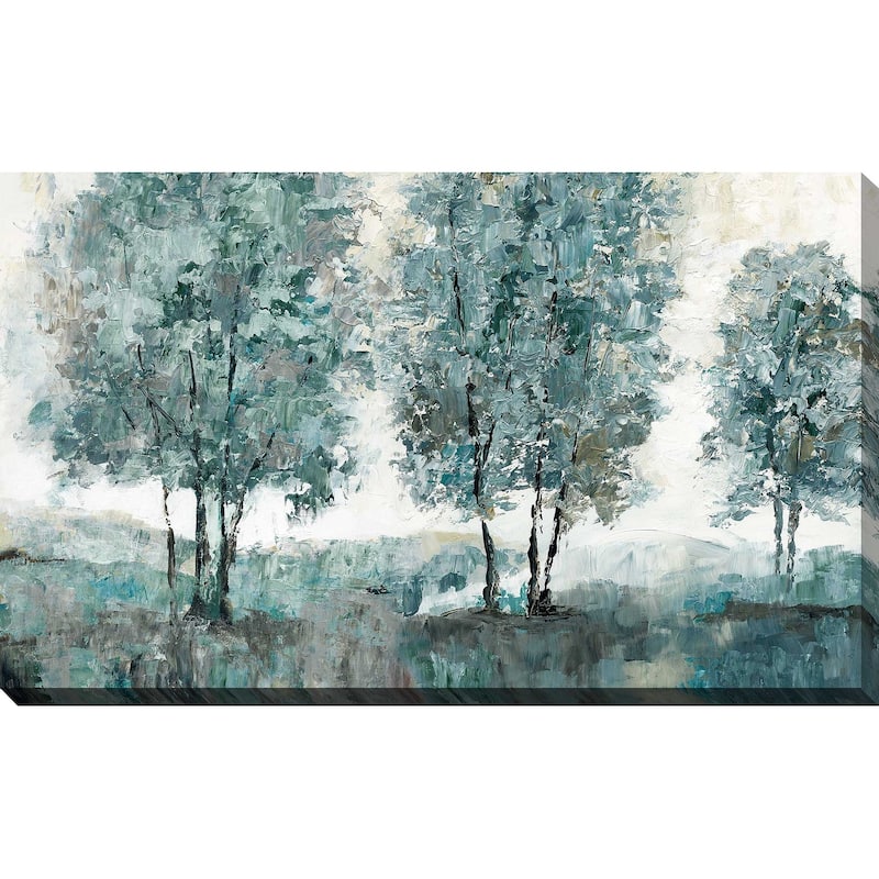"Teal Sentinel " by Nan Print on Canvas