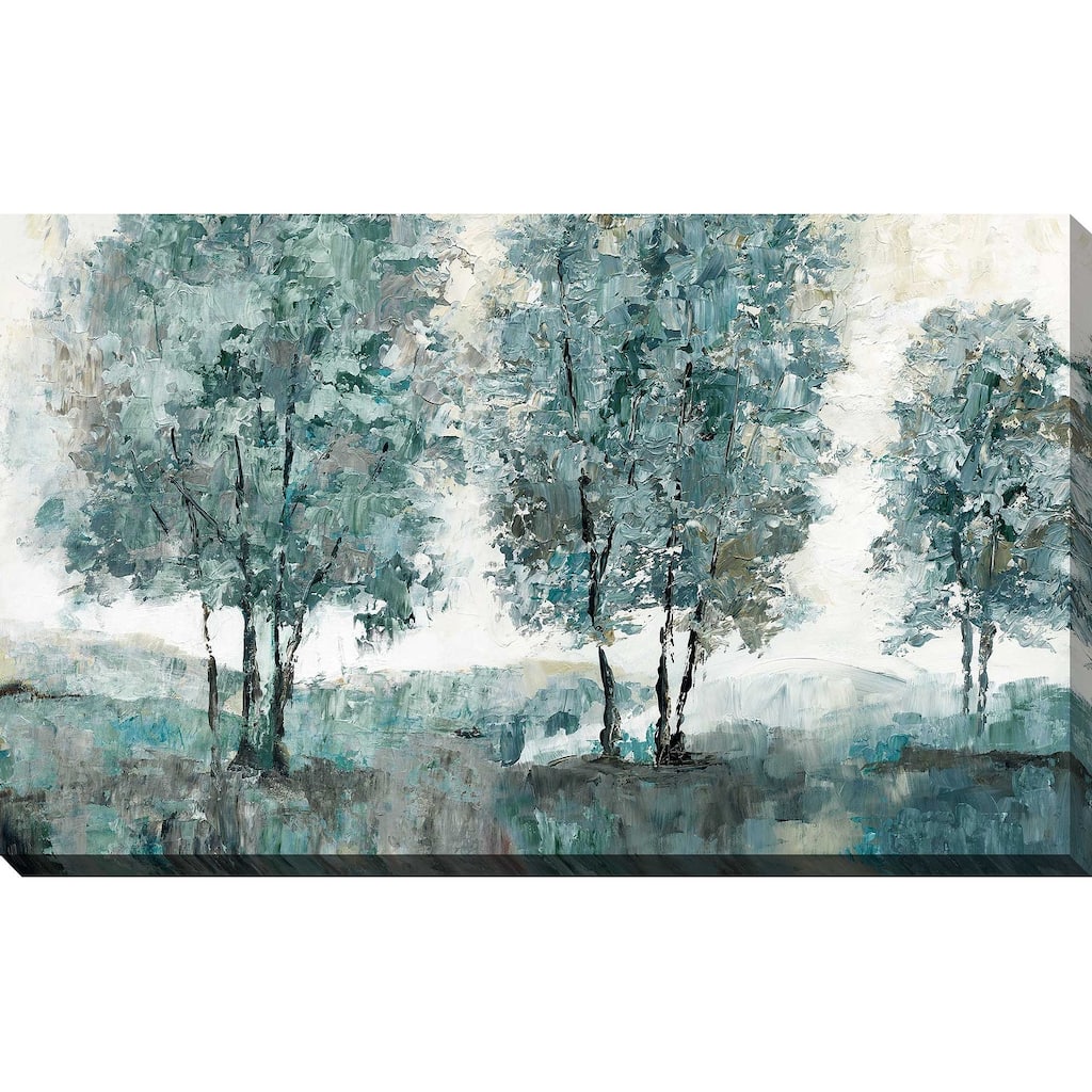 "Teal Sentinel " by Nan Print on Canvas