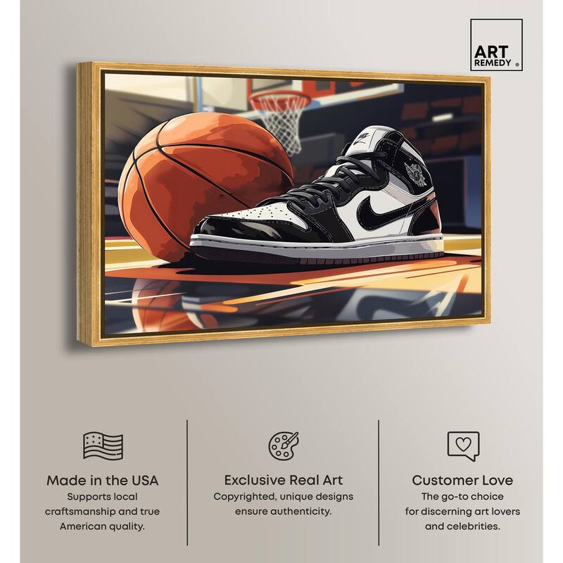 At the Court Canvas by Art Remedy