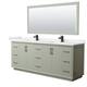 Option Light Green / White Cultured Marble Top / Matte