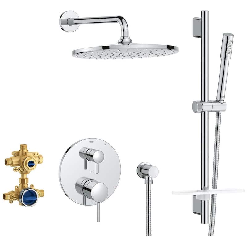 Grohe 29 430 Timeless Pressure Balanced Shower System with Shower