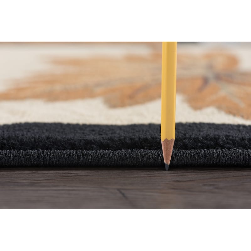 Natural Lodge Novelty Graphic Indoor Area Rug