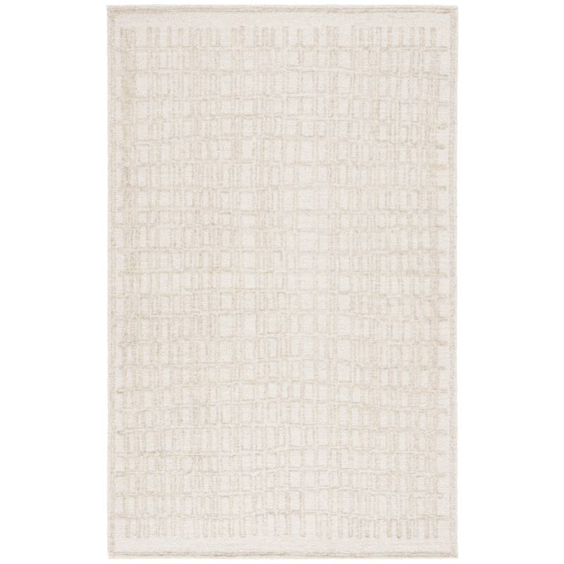SAFAVIEH Handmade Ebony Raiza Modern & Contemporary Wool Rug