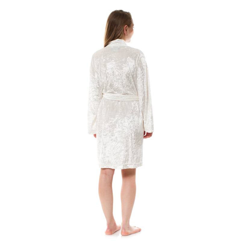 Leisureland Women's Luxurious Velvet Bathrobe