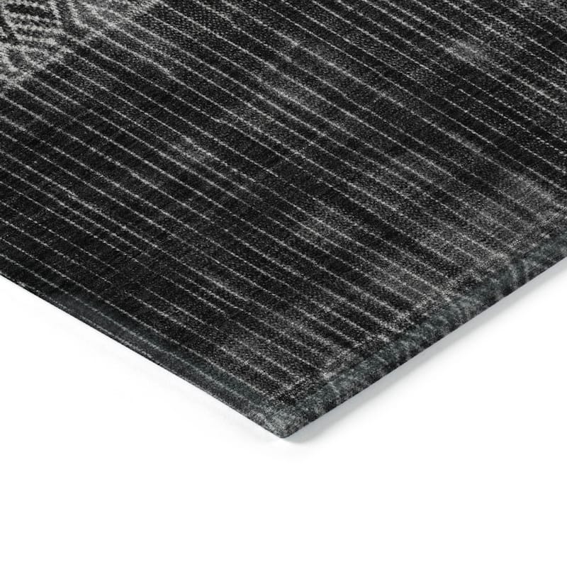 HomeRoots Ombre Transitional Rectangle Outdoor Rug