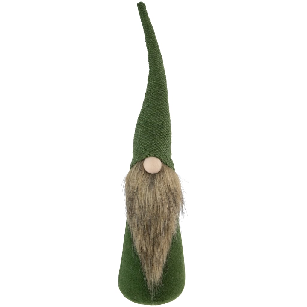 19" Forest Green Christmas Gnome Tabletop Decoration