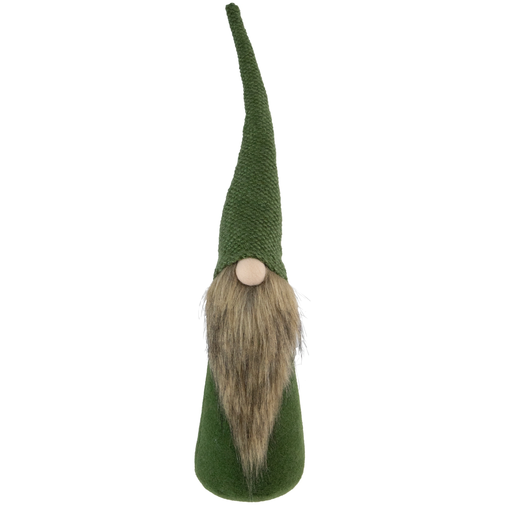 19" Forest Green Christmas Gnome Tabletop Decoration