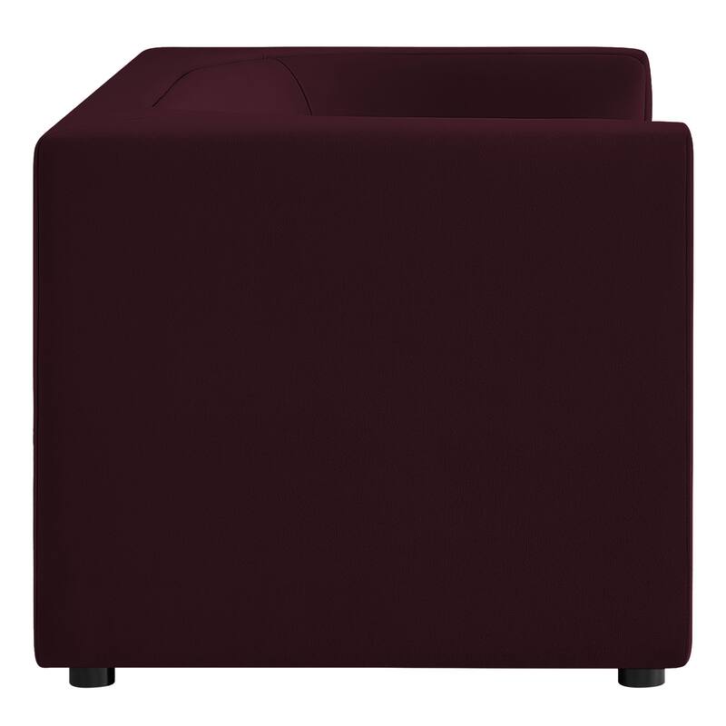 Hilda 67" Curved Back Performance Velvet Loveseat