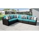 preview thumbnail 28 of 57, Kathy Ireland River Brook Wicker 6-piece Patio Furniture Set