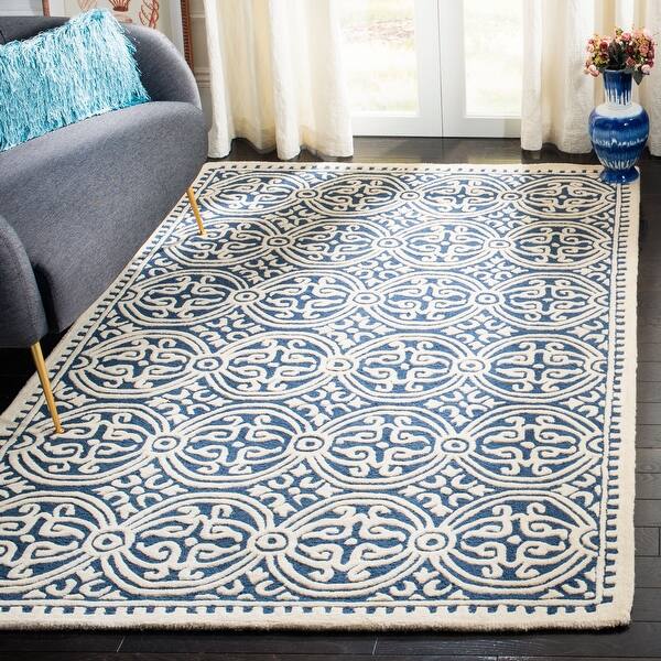 Shop Safavieh Handmade Cambridge Myrtis Modern Moroccan Wool Rug On Sale Overstock 7530649