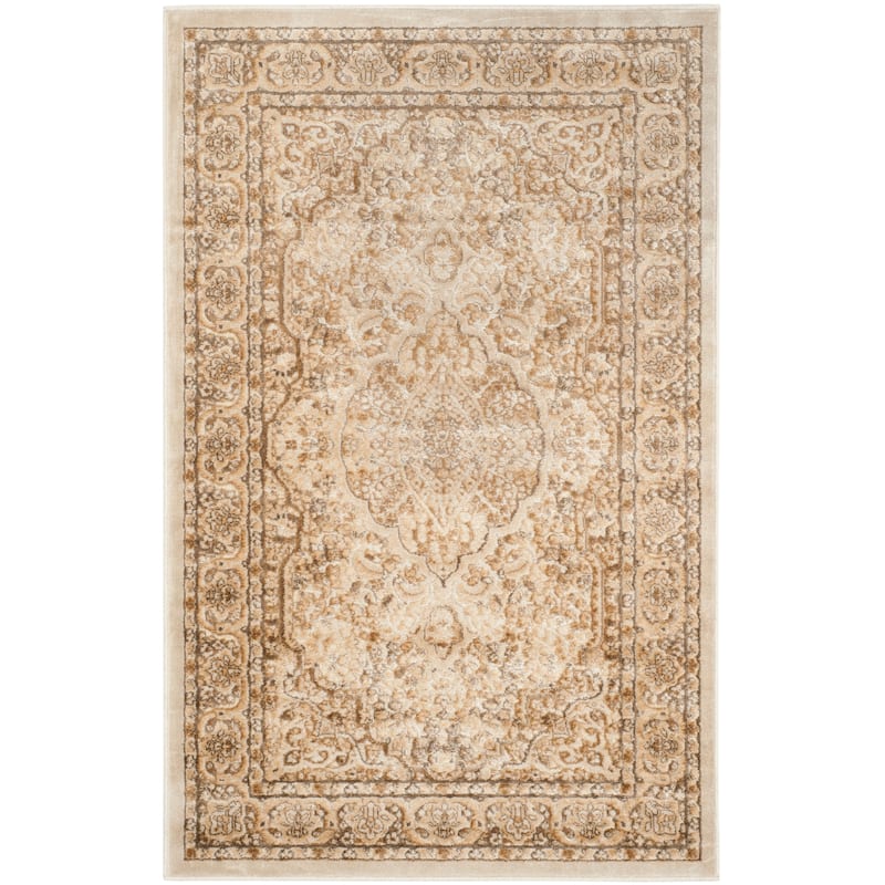 SAFAVIEH Paradise Anfisa Modern Viscose Rug - 2'7" x  4' - Stone/Cream - Rectangle