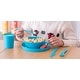 preview thumbnail 4 of 11, 24-Piece Kids Plastic Dinnerware Set, Service for 4 with Plates, Bowls, Cups, Forks, Knives, Spoons, Reusable Tableware