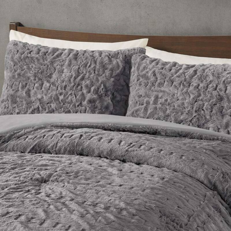 Ruched Down Alternative Comforter Set