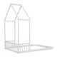 preview thumbnail 5 of 7, Full House-shaped Roof Headboard Floor Bed Kidsbed, White