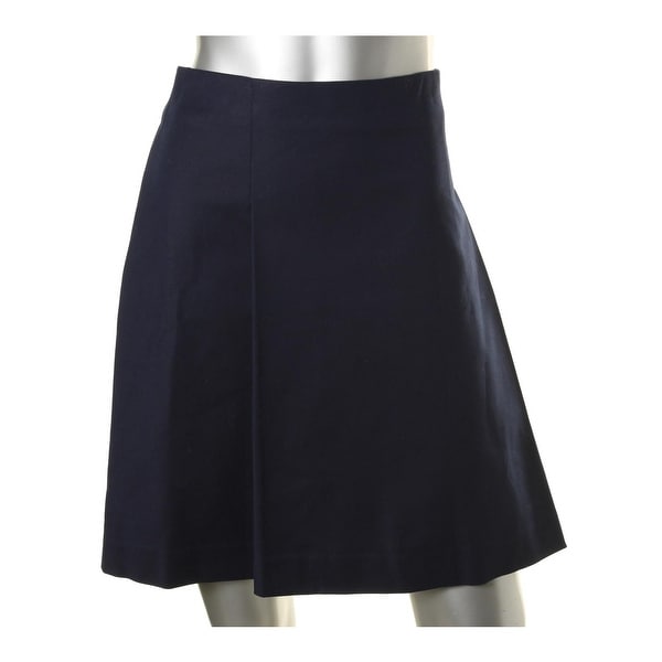 Lauren Ralph Lauren Womens A-Line Skirt Pleated A-Line