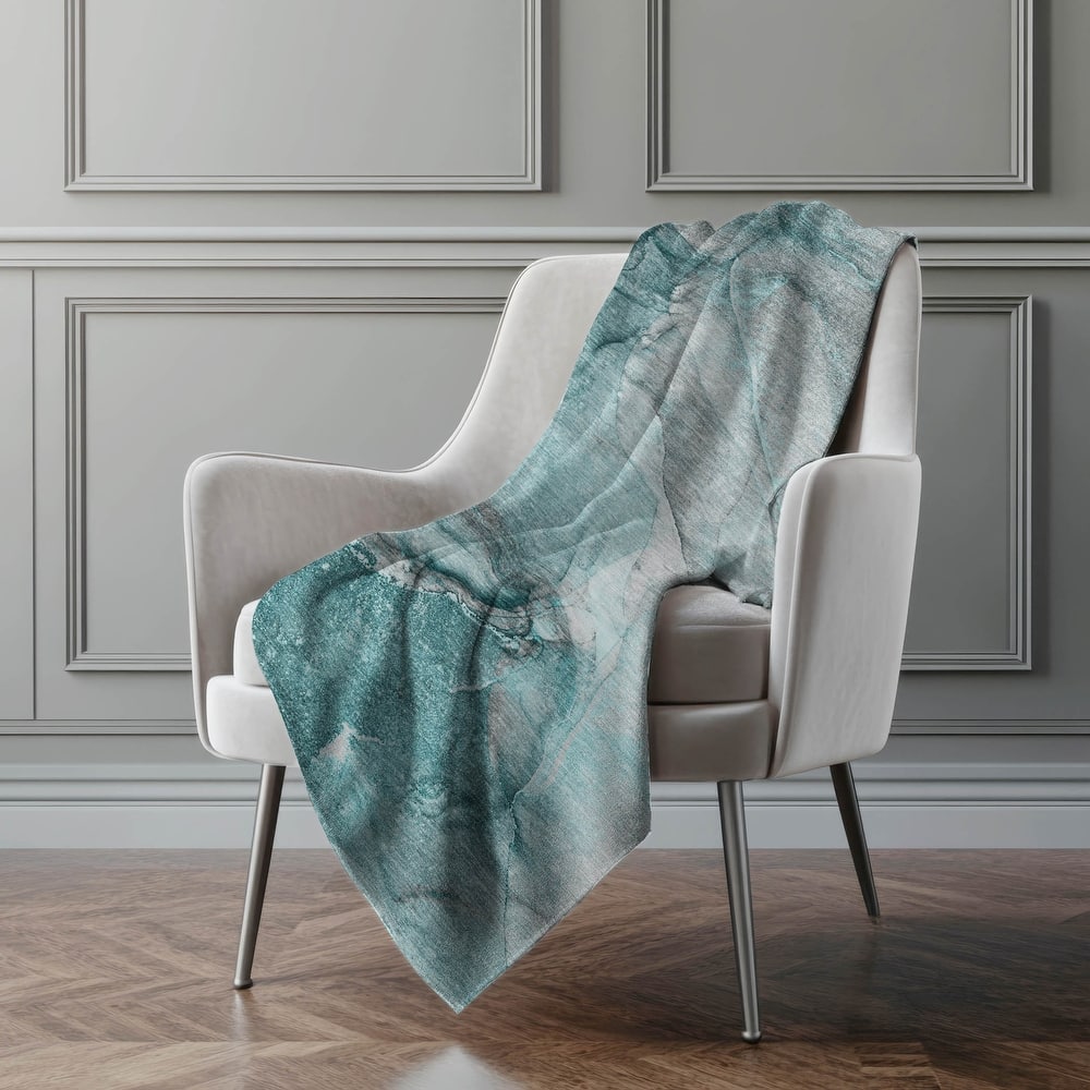 Premium Machine Washable Contemporary Sherpa Throw Blanket