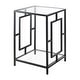 preview thumbnail 11 of 11, Convenience Concepts Town Square Chrome End Table with Shelf