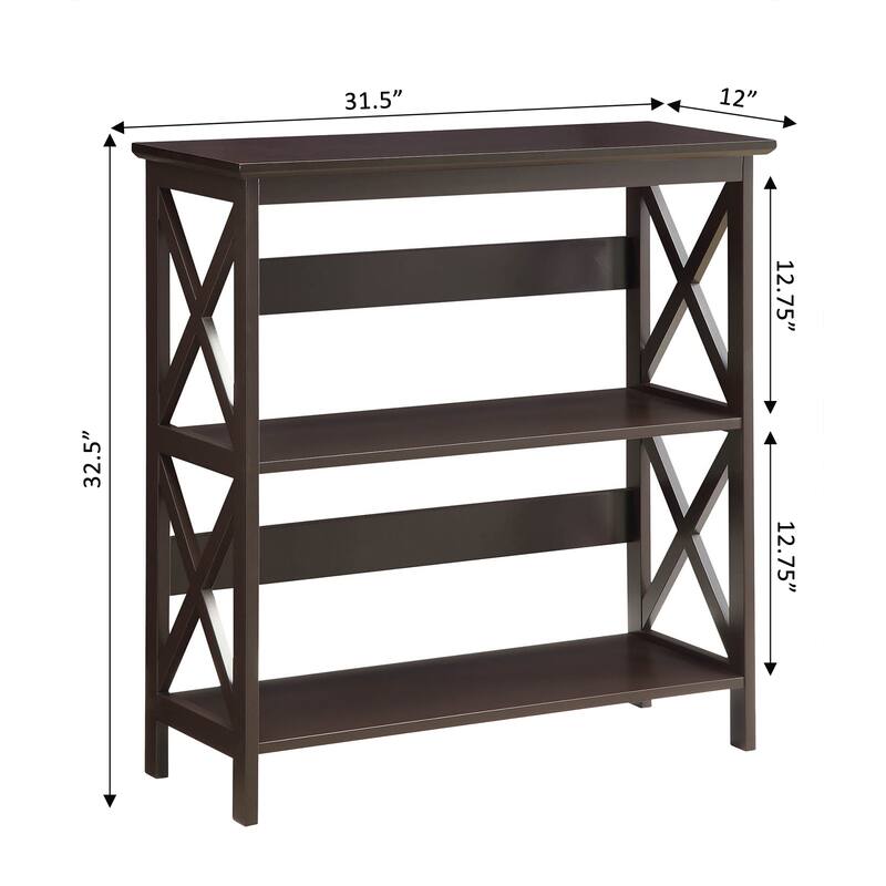 Convenience Concepts Oxford 3 Tier Bookcase