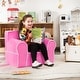 preview thumbnail 36 of 42, Costway Kids Sofa Toddler Foam Filled Armchair w/ Velvet Fabric Baby - See Details