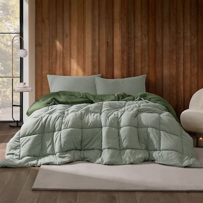 Sweater Weather® Yoga - Coma Inducer® Oversized Comforter - Moss Gray Stripe